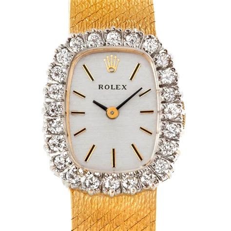 vintage women rolex diamond watch cocktail|old Rolex ladies watches.